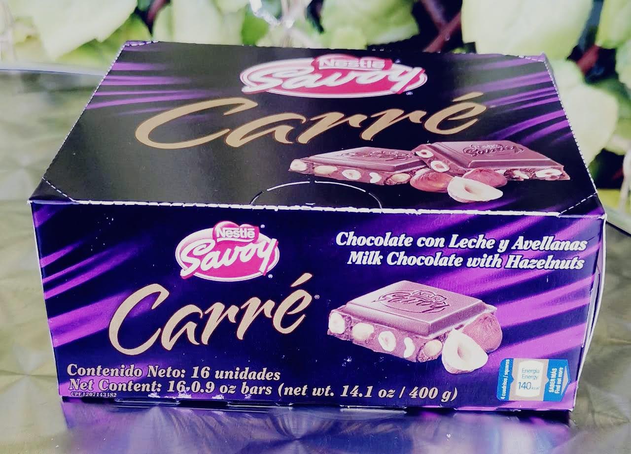 CARRÉ MINI 25g, CAJA DE 16 UNIDADES